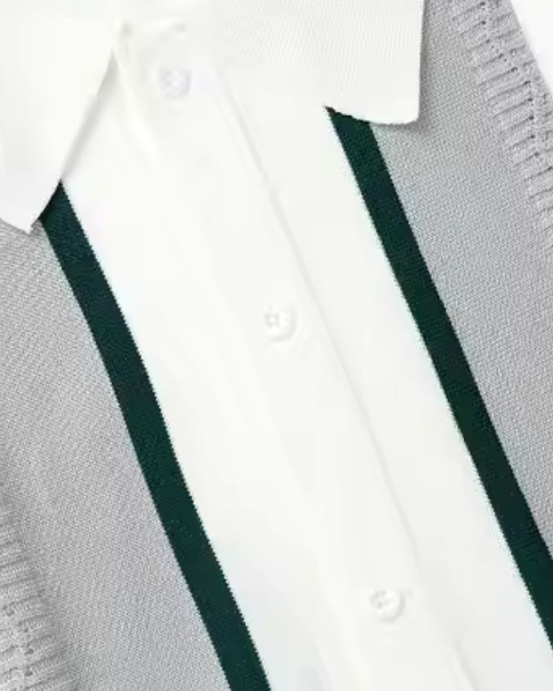 Camisa Polo Masculina Tricô Algodão Com Bordado Cortona - vista 5