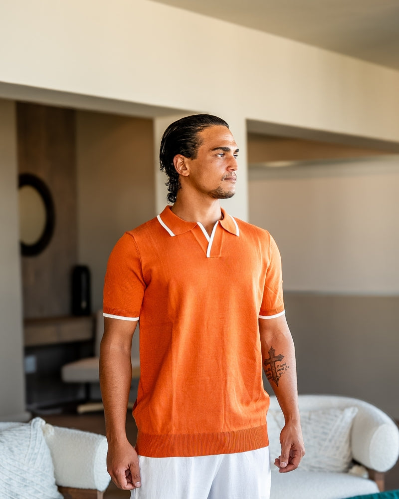Camisa Polo Masculina com Vivo Contrastante Monaco - vista 10