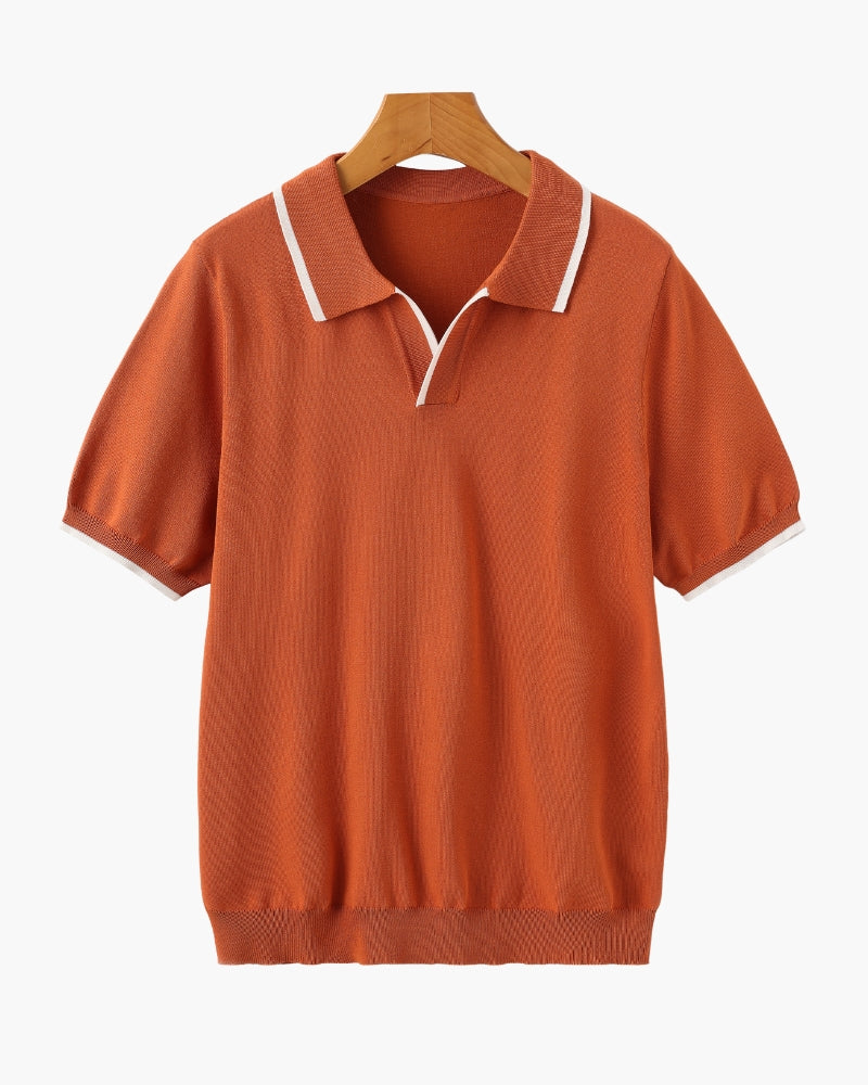 Camisa Polo Masculina com Vivo Contrastante Monaco - vista 12