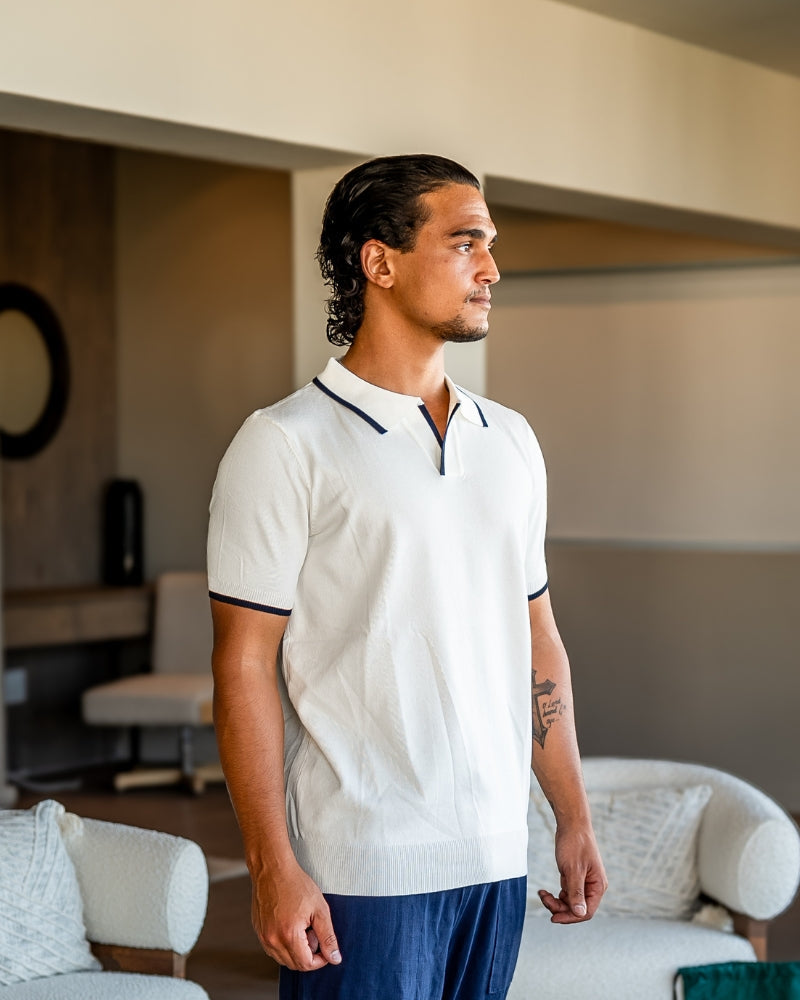 Camisa Polo Masculina com Vivo Contrastante Monaco - vista 6