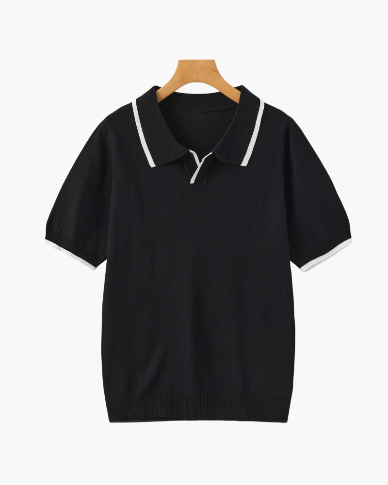 Camisa Polo Masculina com Vivo Contrastante Monaco - vista 14