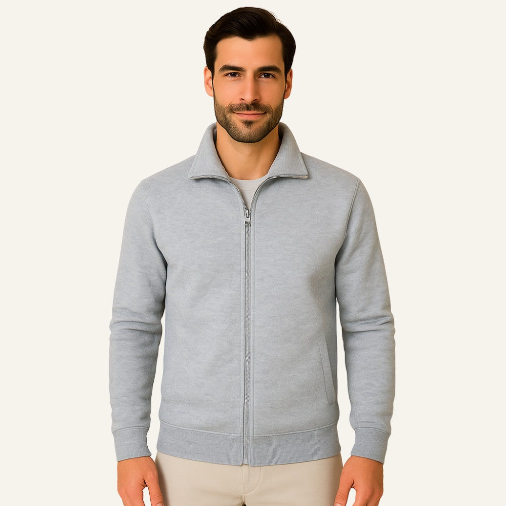 Jaqueta Masculina Gola Alta Westwood Moletom Premium Urbana