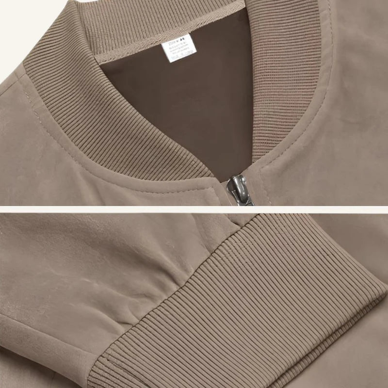 Jaqueta Masculina de Suede Old Money Renoir