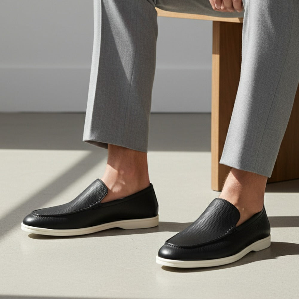 Mocassim Loafer Masculino Couro de Vaca Pelleni Confortável Premium