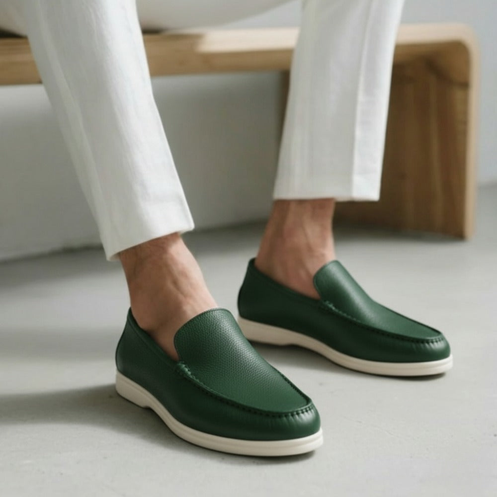 Mocassim Loafer Masculino Couro de Vaca Pelleni Confortável Premium