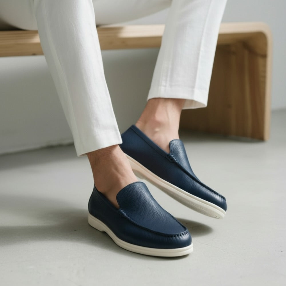 Mocassim Loafer Masculino Couro de Vaca Pelleni Confortável Premium