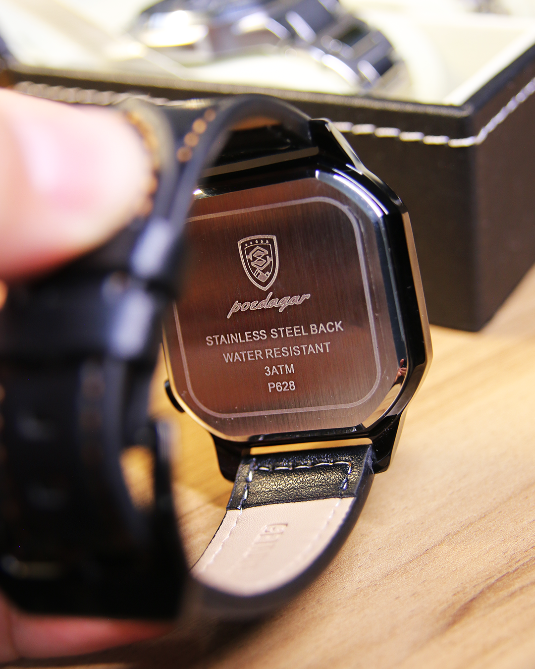 Relógio Masculino Pulseira de Couro Quartzo Imola - vista 7