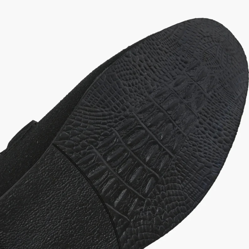 Mocassim Masculino de Camurça Luxury Loafer Slip On Elegante