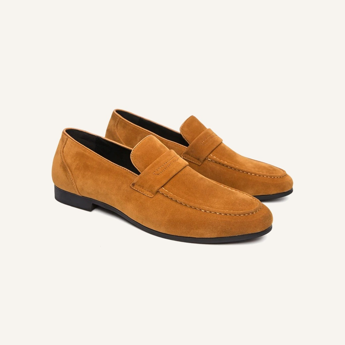 Loafer Masculino Piazzi Camurça Conforto Estilo Old Money