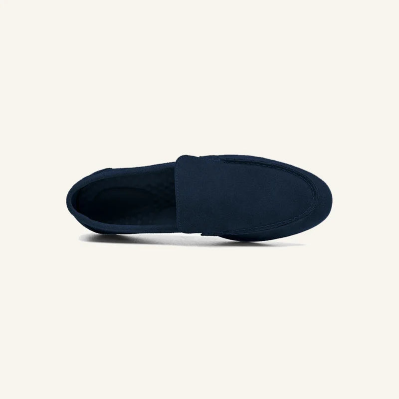 Mocassim Loafer Masculino de Camurça Old Money Siena