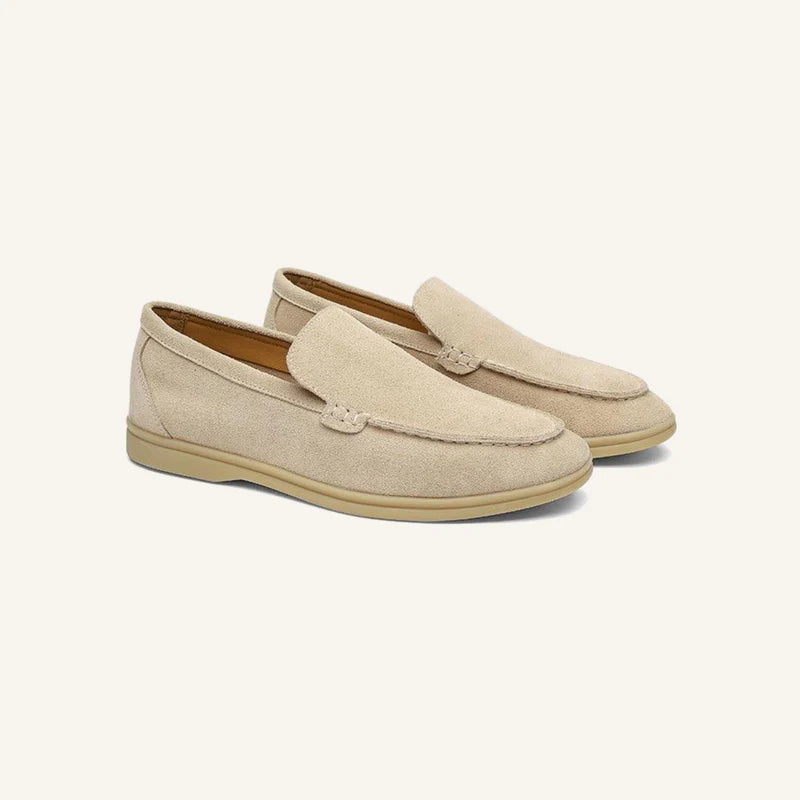 Mocassim Loafer Masculino de Camurça Old Money Siena