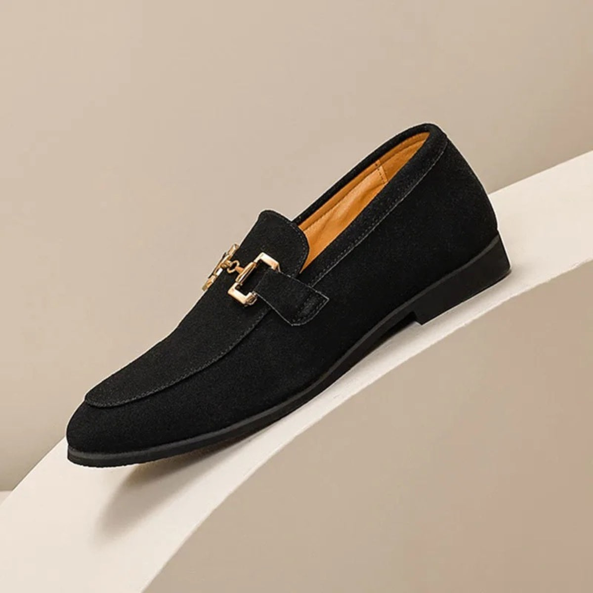 Mocassim Masculino de Camurça Luxury Loafer Slip On Elegante