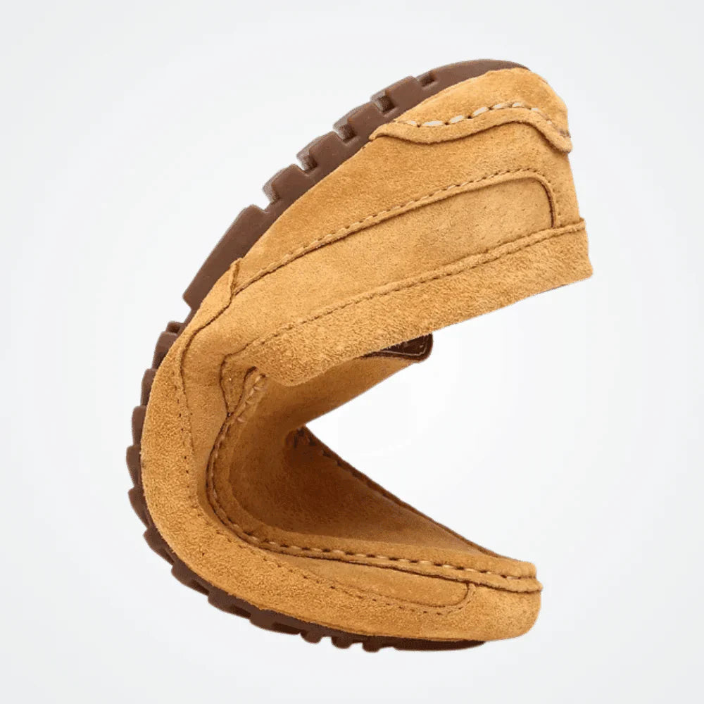 Mocassim Masculino de Camurça Solatte Loafer Casual Elegante