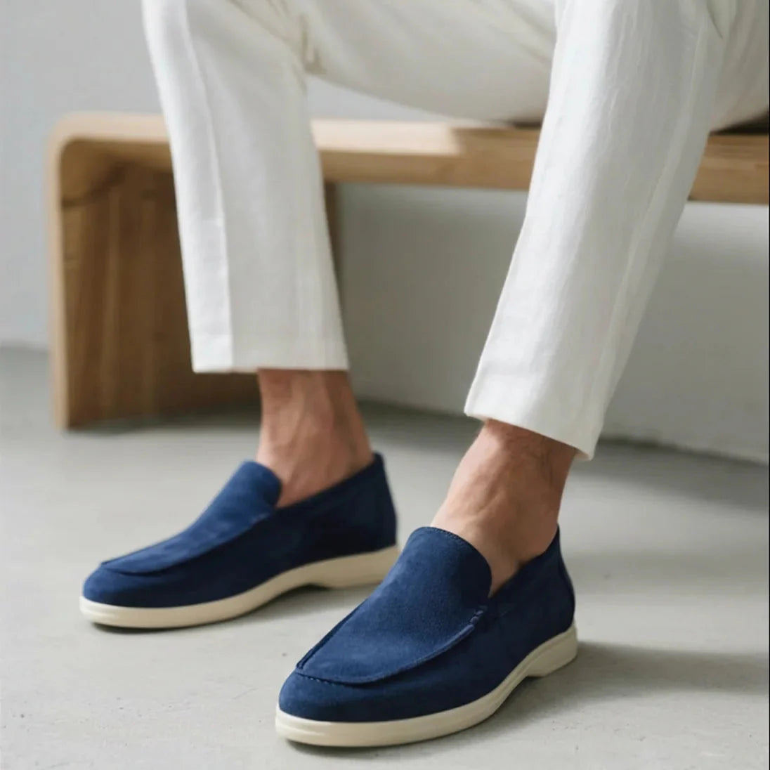 Mocassim de Camurça Masculino Venetto Casual Social Confortável