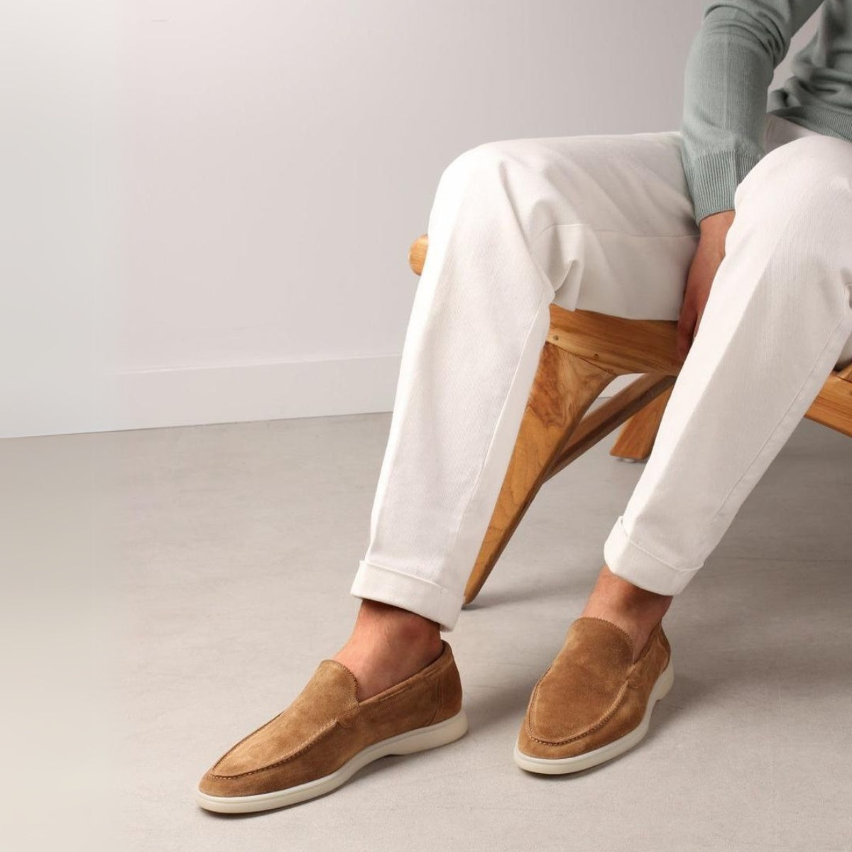 Mocassim de Camurça Masculino Venetto Casual Social Confortável