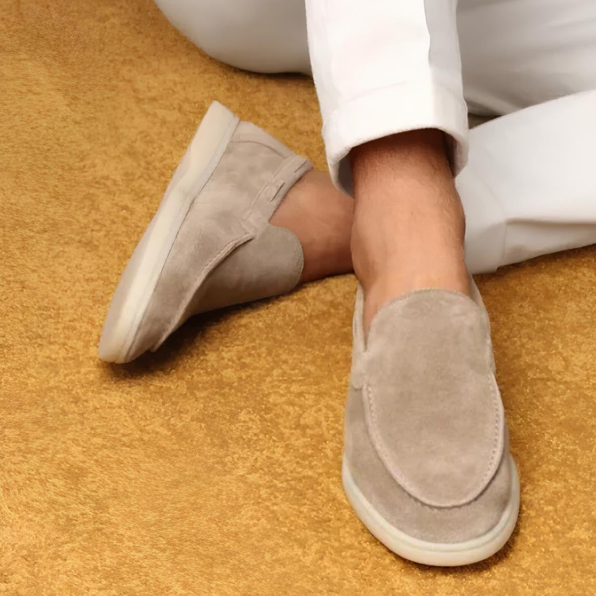 Mocassim de Camurça Masculino Venetto Casual Social Confortável