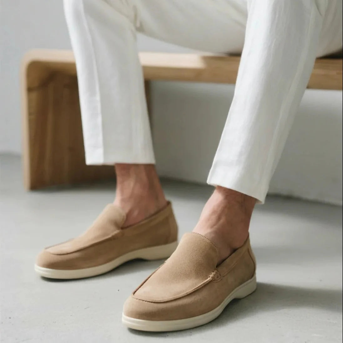 Mocassim de Camurça Masculino Venetto Casual Social Confortável