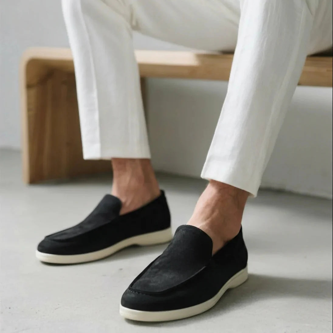 Mocassim de Camurça Masculino Venetto Casual Social Confortável