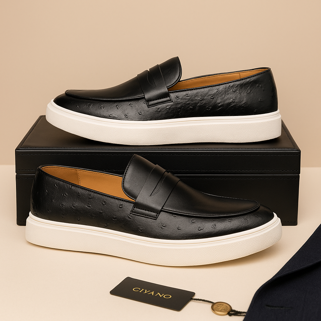 Sapato Mocassim Masculino Couro Italiano Miliani - Clássico Premium