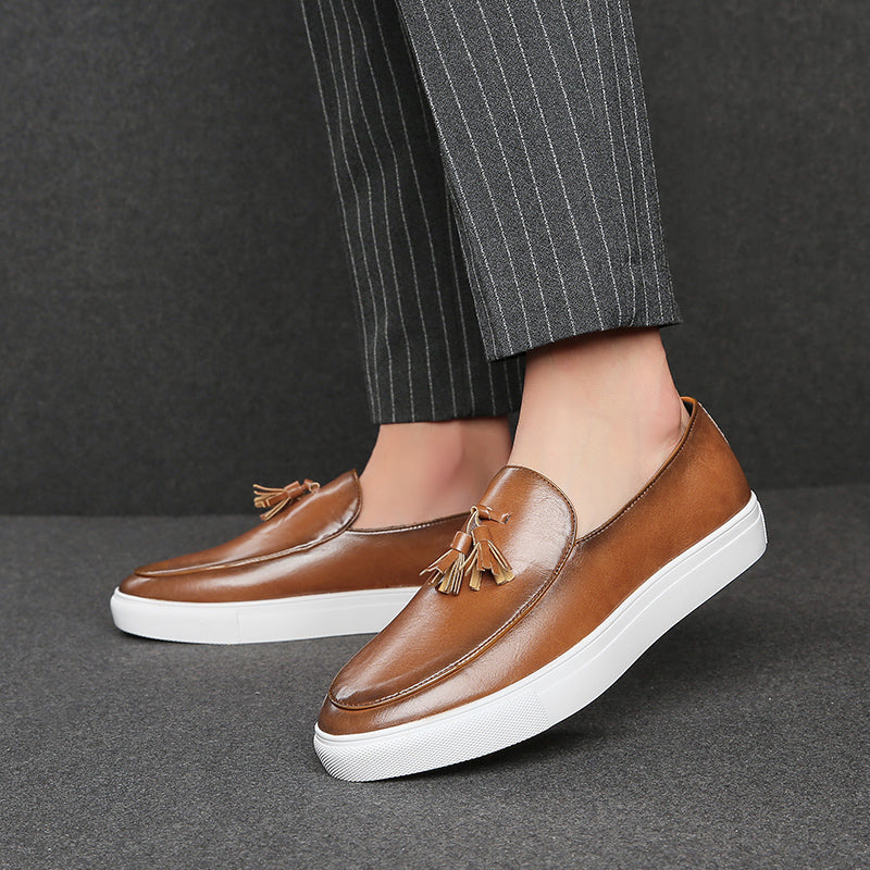 Mocassim de Couro Masculino Masson Elegante e Confortável