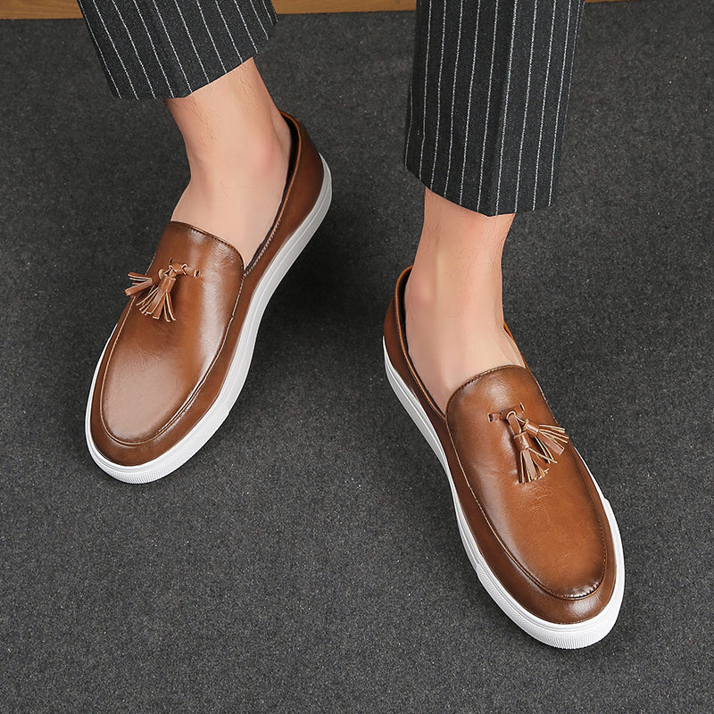 Mocassim de Couro Masculino Masson Elegante e Confortável