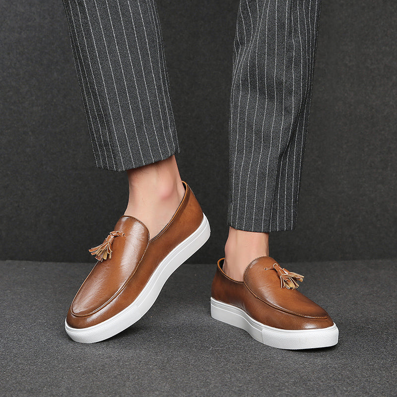 Mocassim de Couro Masculino Masson Elegante e Confortável