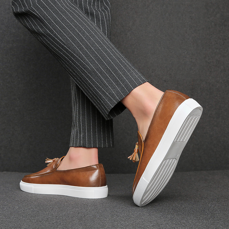 Mocassim de Couro Masculino Masson Elegante e Confortável