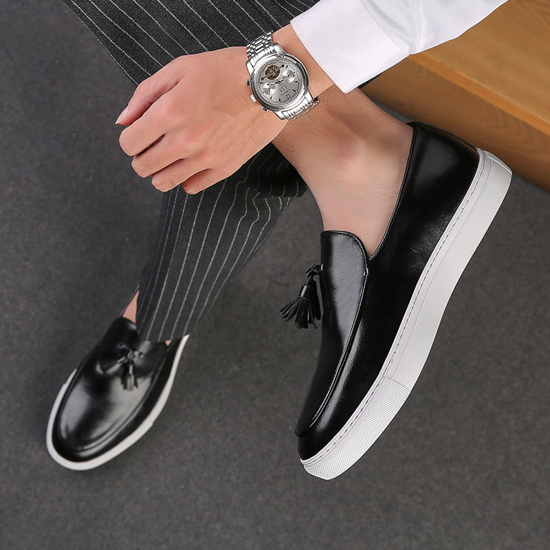 Mocassim de Couro Masculino Masson Elegante e Confortável