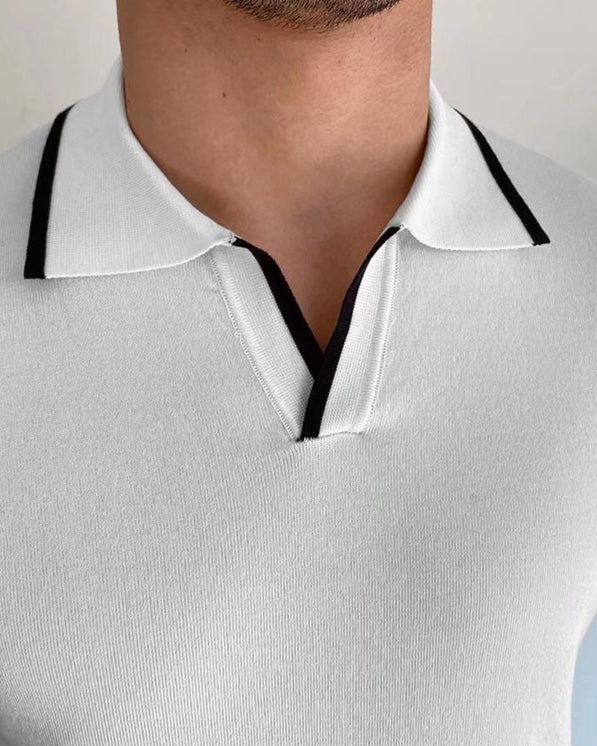 Camisa Polo Masculina com Vivo Contrastante Monaco - vista 9