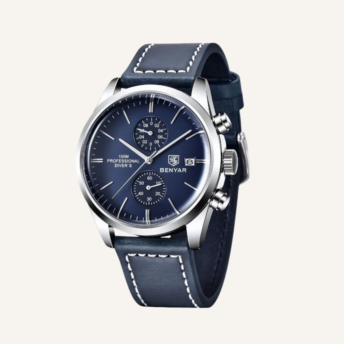 Relógio de Couro Masculino Maretti Premium Estilo Clássico Old Money
