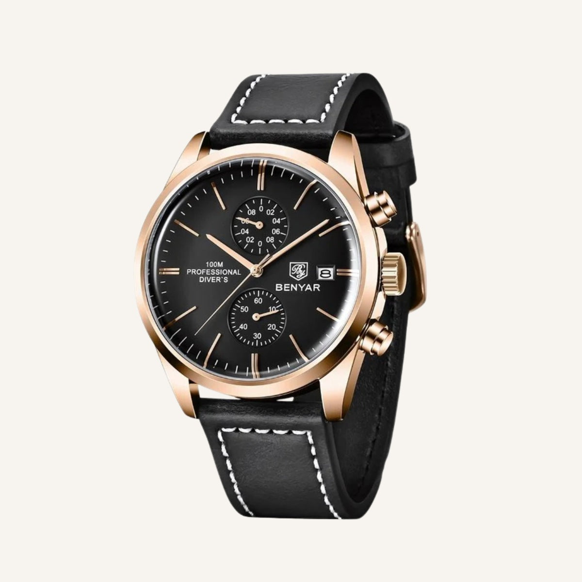 Relógio de Couro Masculino Maretti Premium Estilo Clássico Old Money