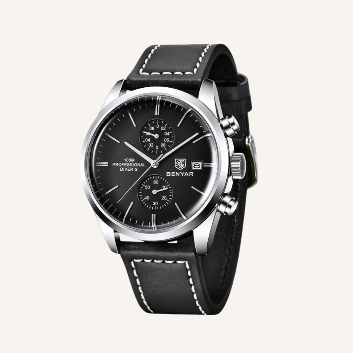 Relógio de Couro Masculino Maretti Premium Estilo Clássico Old Money