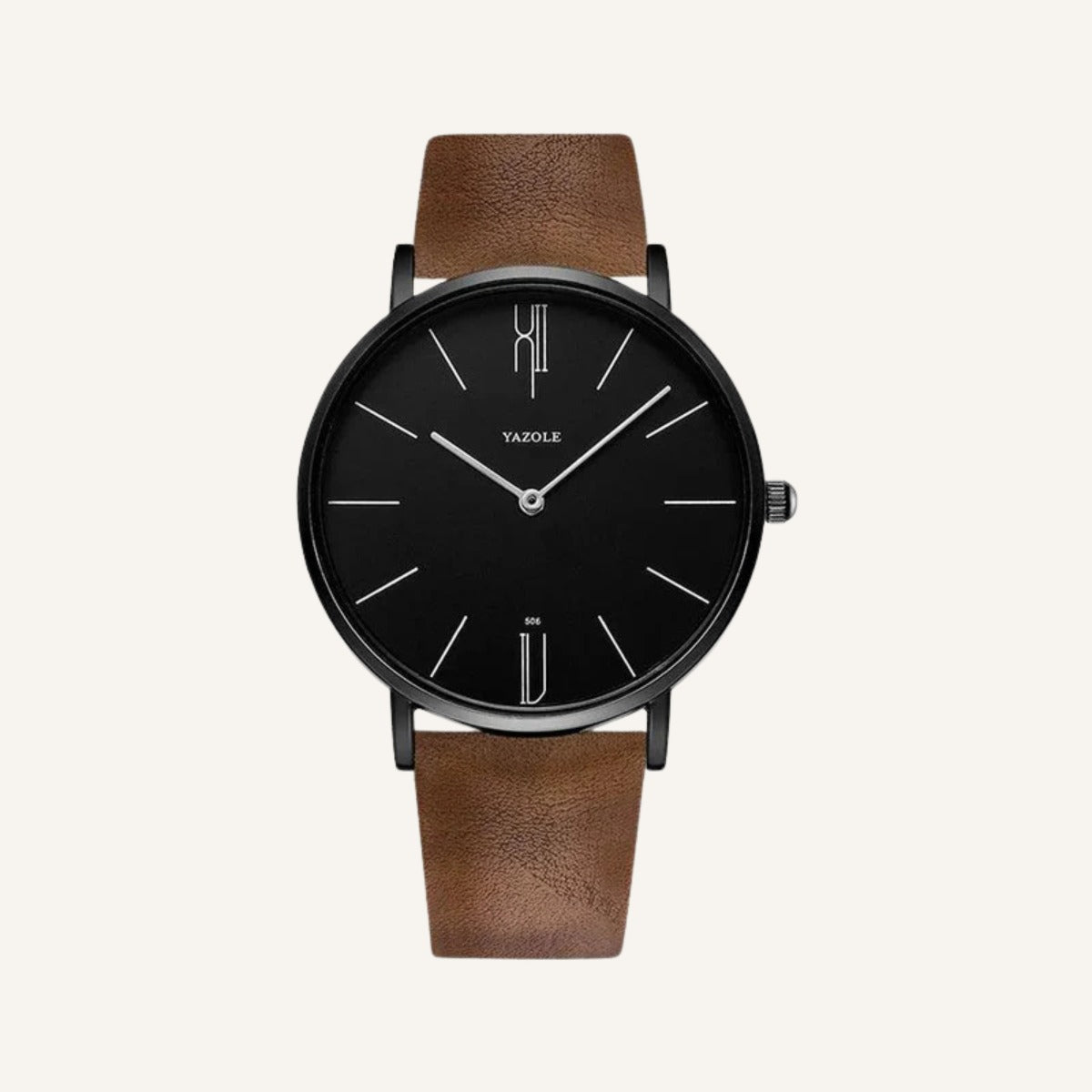 Relógio de Couro Masculino Old Money Marvalli Clássico Premium