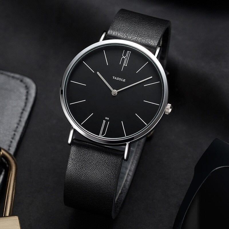 Relógio de Couro Masculino Old Money Marvalli Clássico Premium