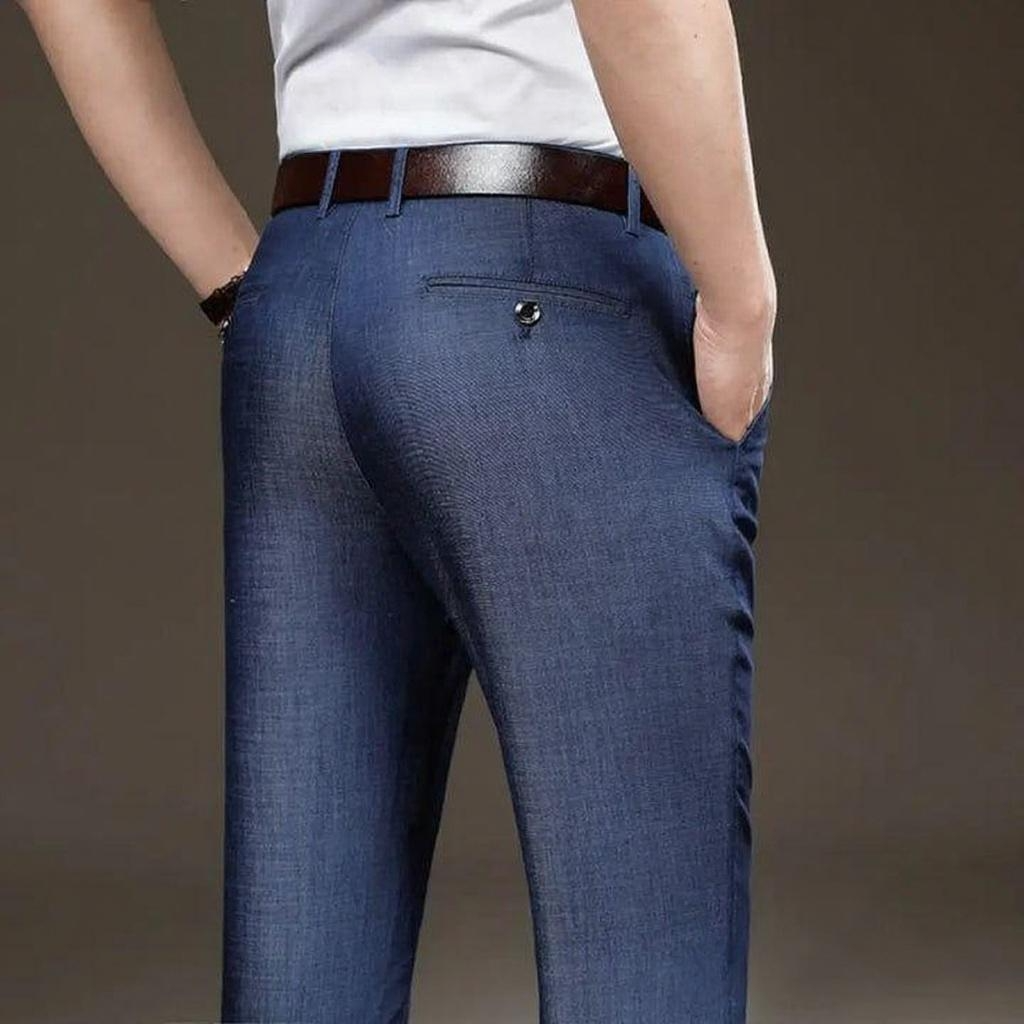 Calça Social Masculina Slim Fit Formal Bolonha