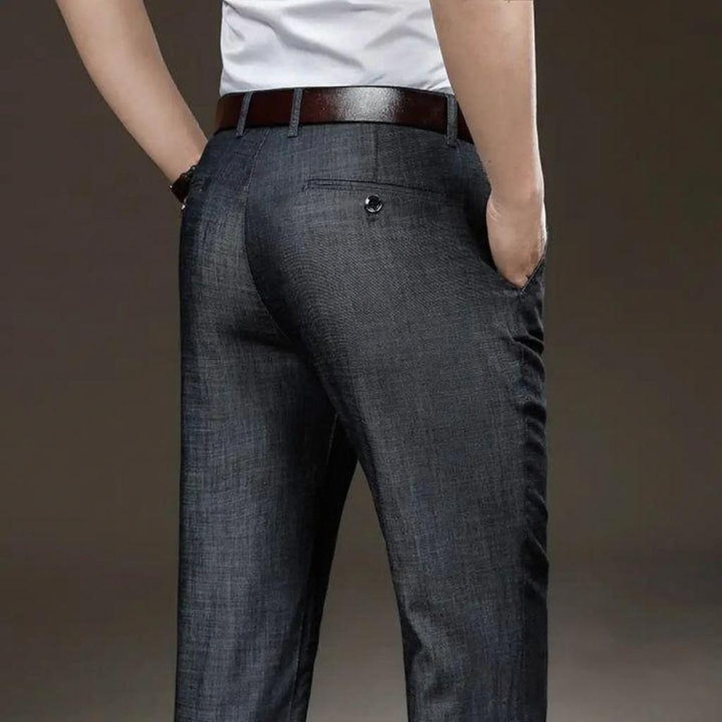 Calça Social Masculina Slim Fit Formal Bolonha