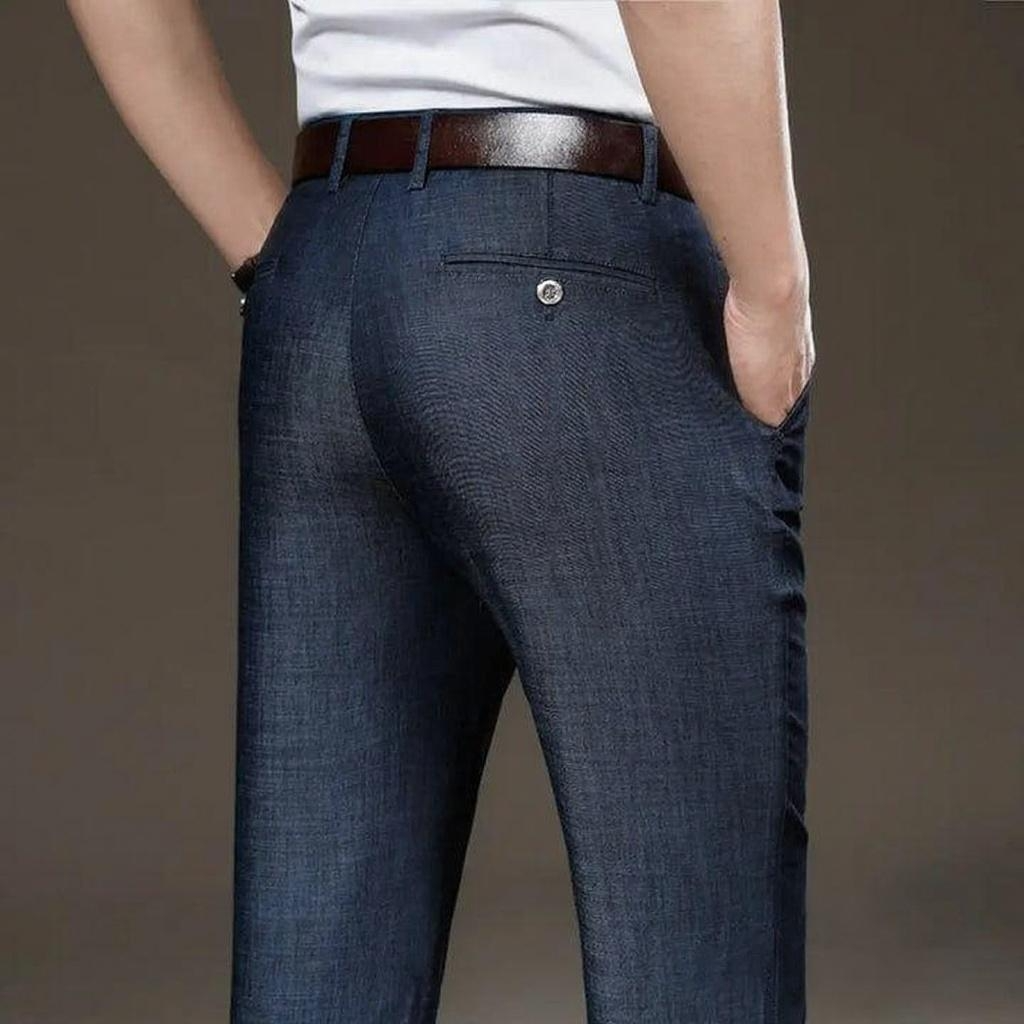 Calça Social Masculina Slim Fit Formal Bolonha