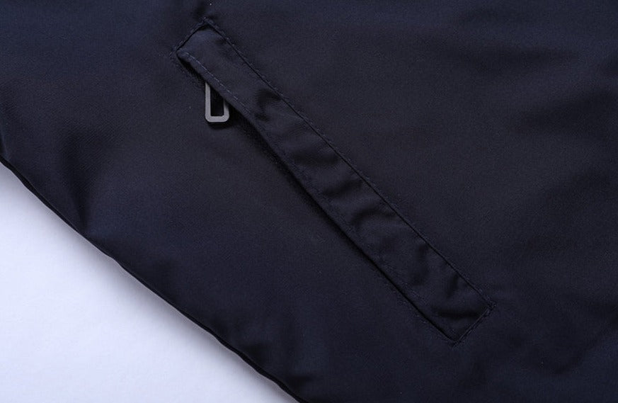 Jaqueta Masculina Slim Fit Com Zíper Verona