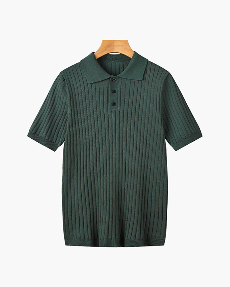 Camisa Polo Masculina 100% Algodão Colarinho Elegante Veneza