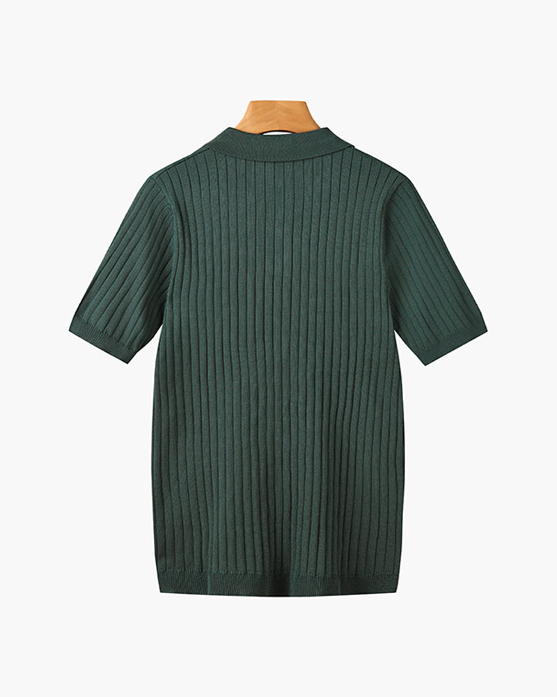 Camisa Polo Masculina 100% Algodão Colarinho Elegante Veneza