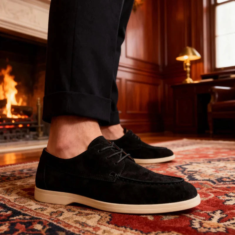 Sapato Masculino de Camurça Premium Artesanal Venezia