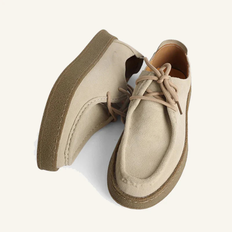 Sapato Masculino de Camurça Sola Alta Casual Firenze