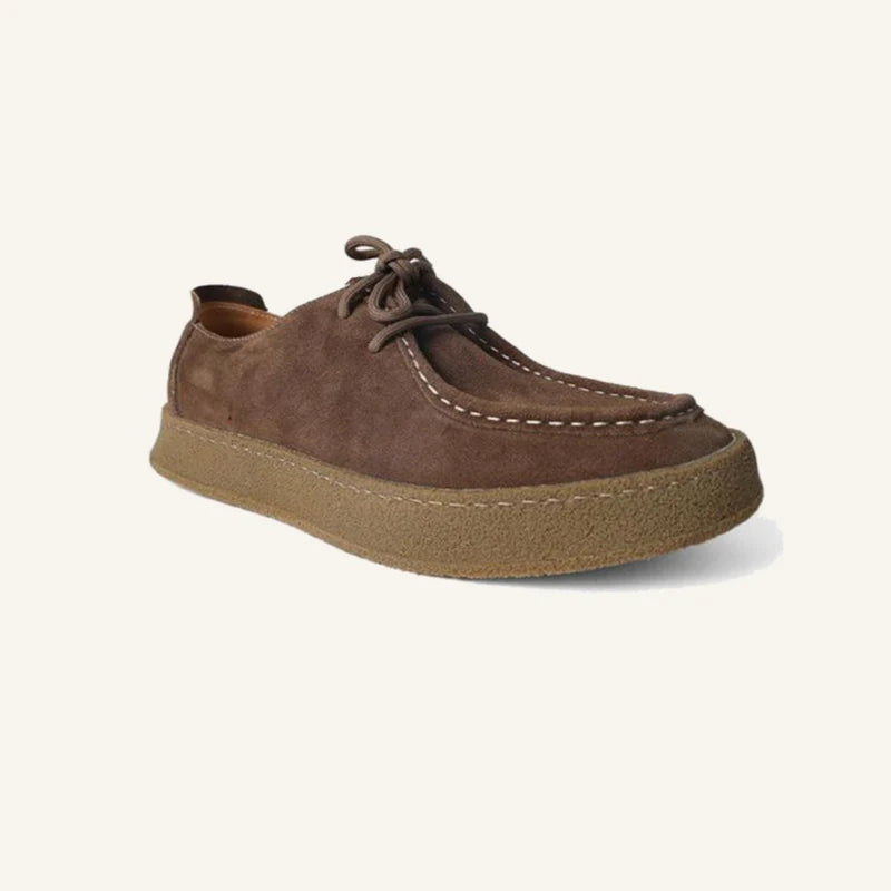 Sapato Masculino de Camurça Sola Alta Casual Firenze