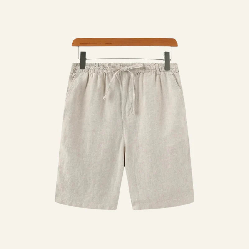 Short Masculino de Linho Old Money Milford