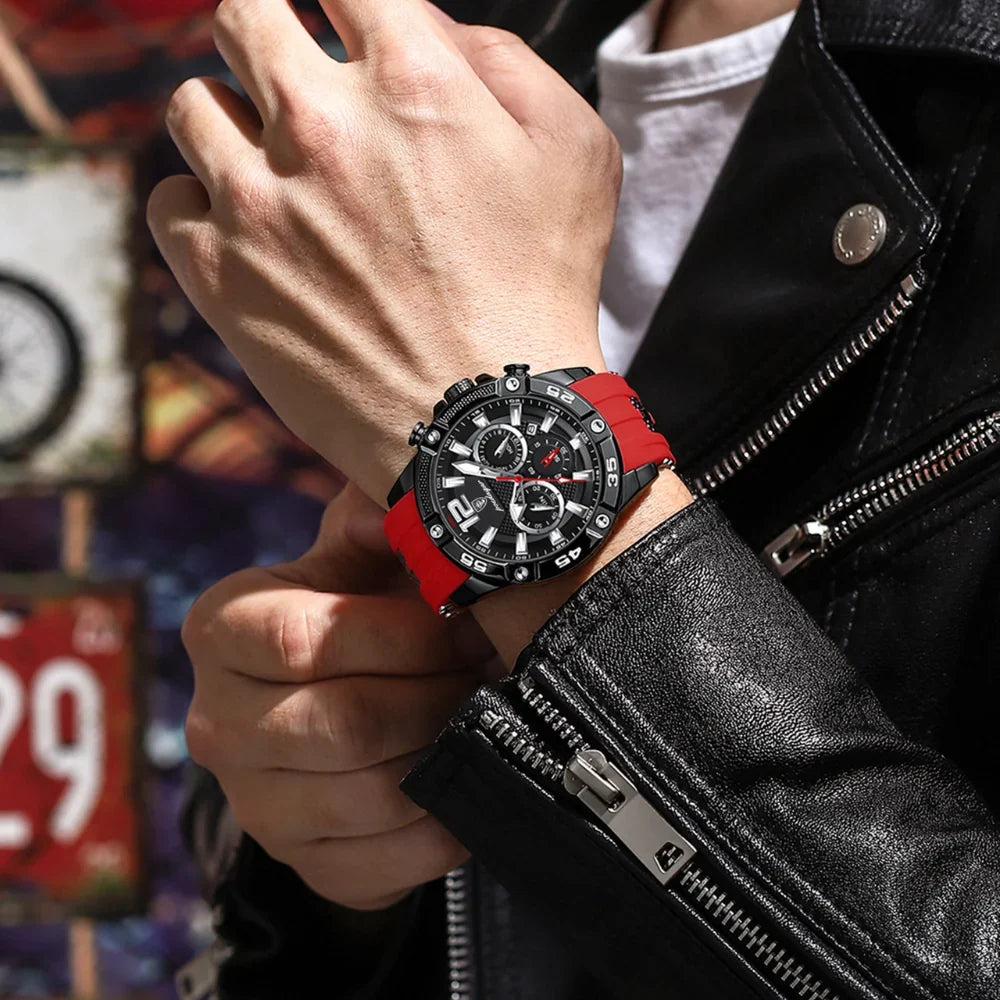 Relógio Masculino Pulseira de Silicone Quartzo Alpino – foto 14