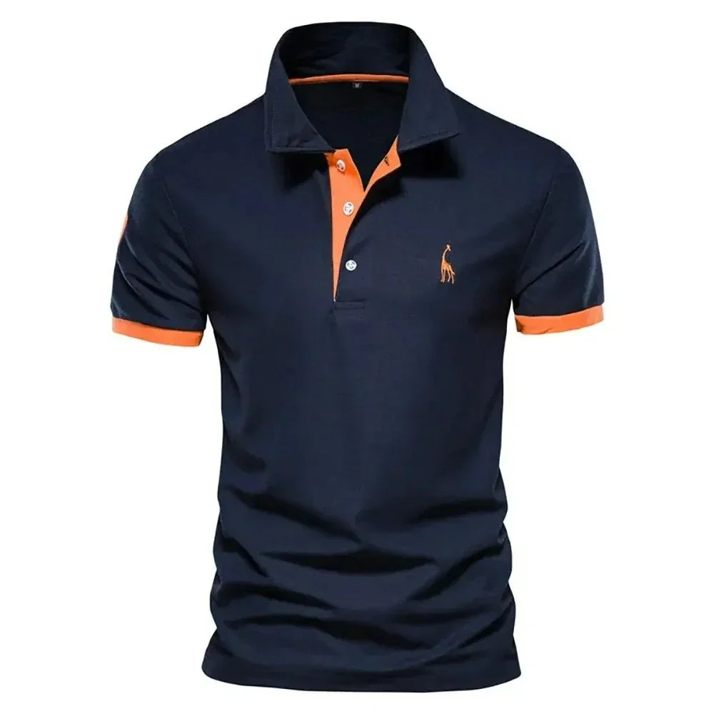 Camisa Polo Masculina Com Bordado Girafa Milão