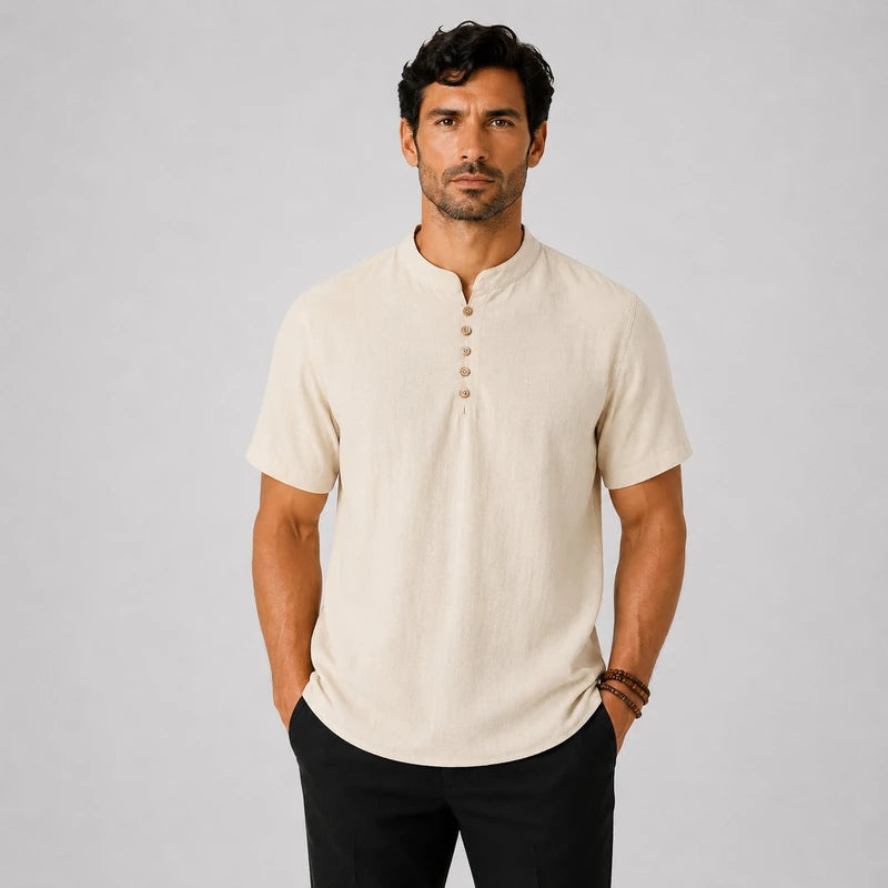 Camisa Masculina em Linho Maragogi