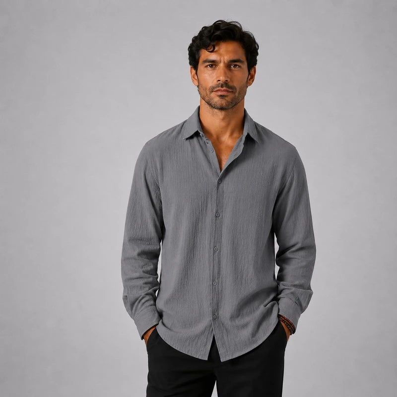 Camisa Masculina em Linho Recife