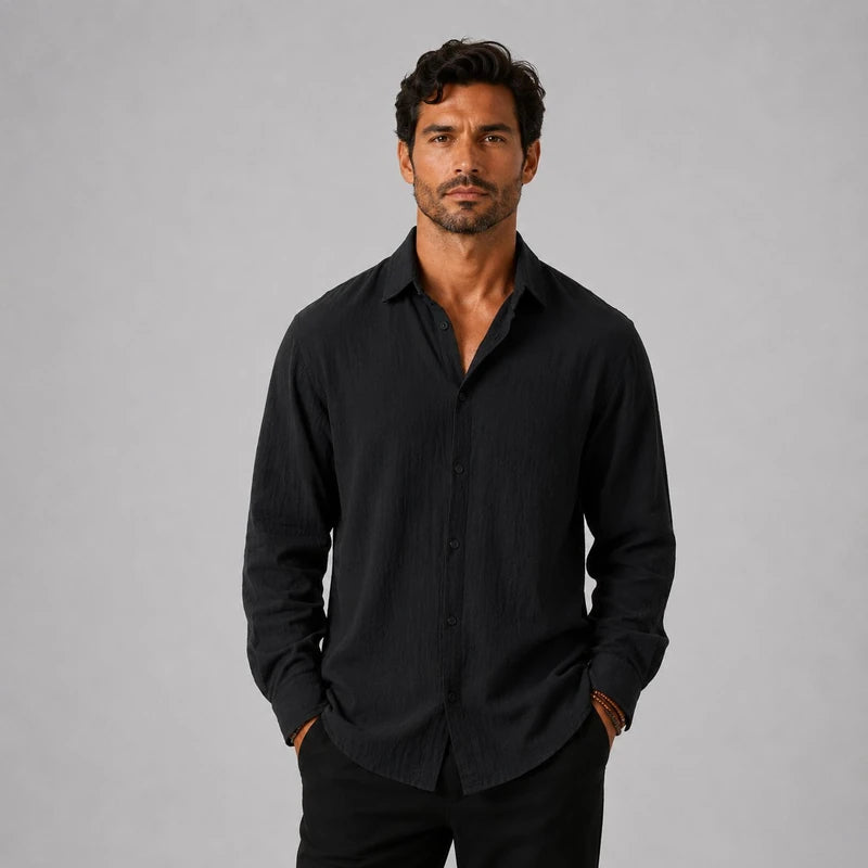 Camisa Masculina em Linho Recife