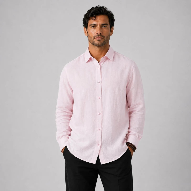 Camisa Masculina em Linho Recife